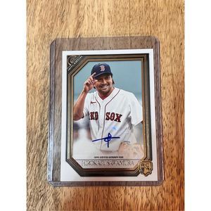 Hirokazu Sawamura Rookie Topps 2021 Gallery Autographed Card Baseball League
